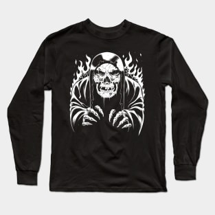 Skeleton Reaper Long Sleeve T-Shirt